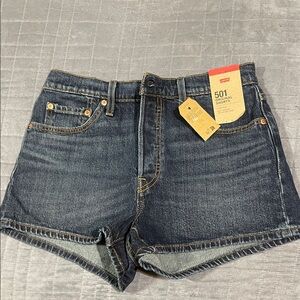 Levi's Women's Indigo Jean Shorts
